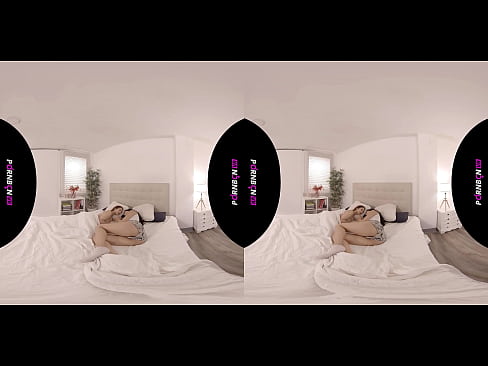❤️ PORNBCN VR Ikki yosh lezbiyen 4K 180 3D virtual haqiqatda uyg'onmoqda Jeneva Bellucci Katrina Moreno ️ Anal pornoda bizda ❌️❤
